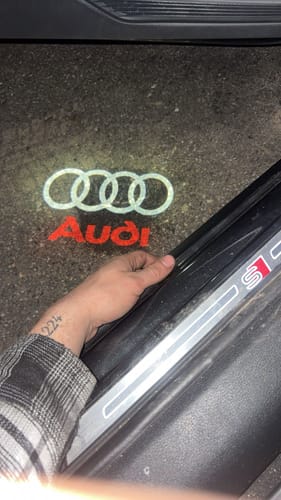 Customer photo review of AUDI DOOR LIGHTS
