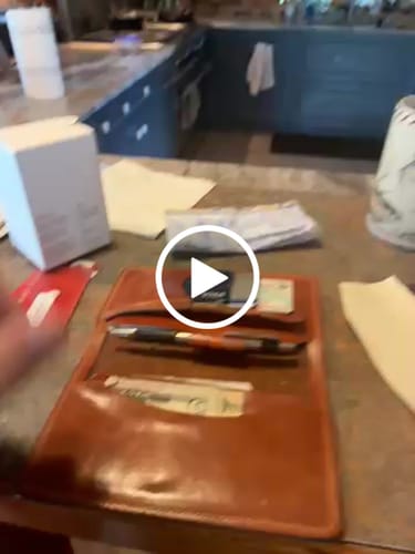 Customer video review of Field Notes Wallet