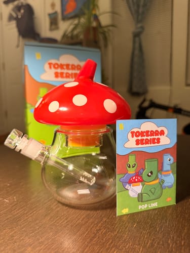 Customer photo review of Sporeo – Mushroom Mini Bong