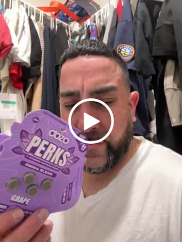 Customer video review of 4ct 100mg Dozo PERKS 7-HYDROXYMITRAGYNINE | 400 mg per PACK