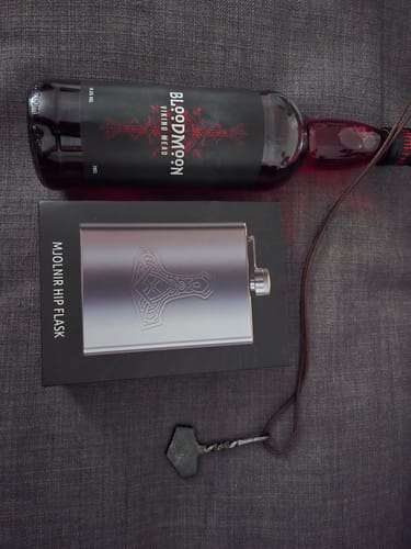 Customer photo review of Mystery Hip Flask