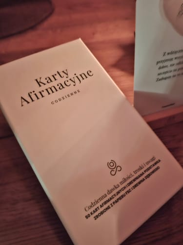 Recenzja produktu Karty Afirmacyjne ze zdjęciem od klienta