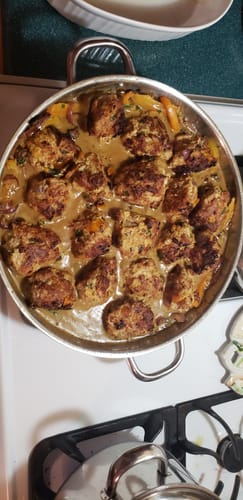 Customer photo review of GROUND CHICKEN (10lbs)