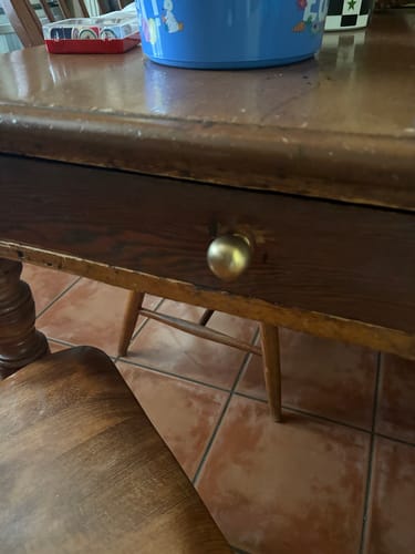 Customer photo review of Classic Cabinet Pulls - Antique Brass