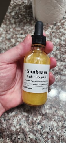 Customer photo review of Sunbeam Bath & Body Oil