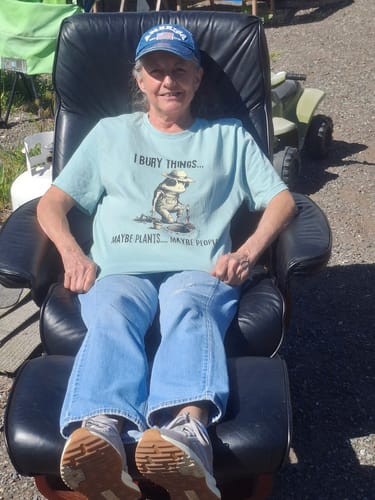 Customer photo review of I Bury Things T-Shirt
