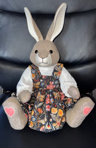 Customer photo review of Memory Bunny PDF Pattern