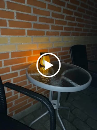 Customer video review of Glødflamme – lanternen med den evige flamme