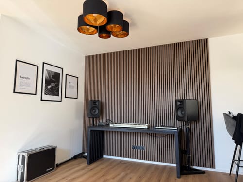 Customer photo review of Akustikpaneele Walnuss | XL 300 cm x 60 cm | Dreiseitig Echtholzfurnier
