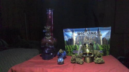 Customer photo review of Black Ice THCA Flower Ounce (28g)