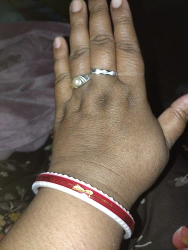 Customer photo review of Pink Precious chudi Bangle 916 - 22k