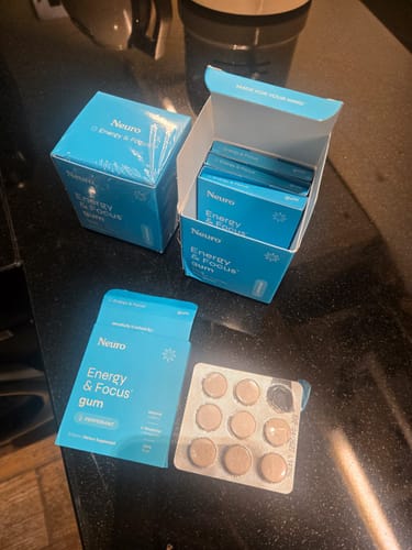 Customer photo review of Energy & Focus Gum