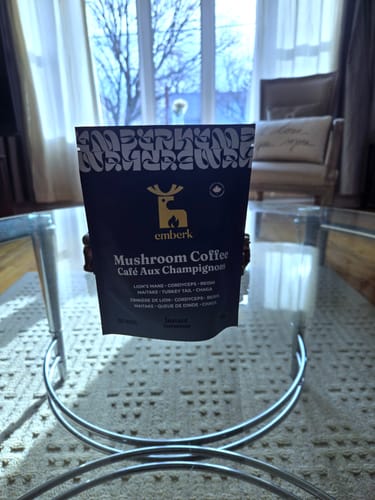 Customer photo review of Mushroom Coffee
