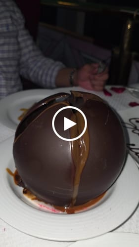 Customer video review of Mejorar postre por Esfera de Chocolate