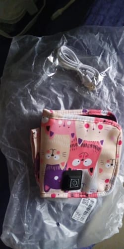 Customer photo review of Calentador de Biberones Portátil USB