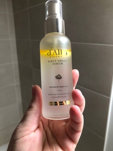 Customer photo review of d'Alba - Sérum en spray à la truffe blanche - 50/100ml