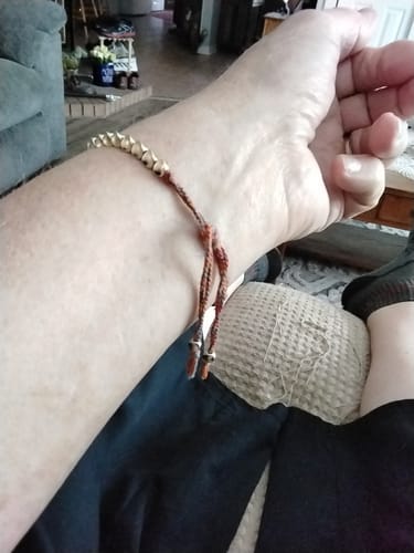 Customer photo review of 2 Tibetan Bracelets of Fortune
