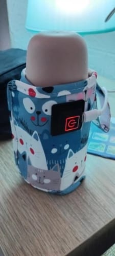 Customer photo review of Calentador de Biberones Portátil USB