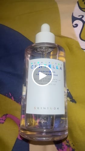Customer video review of أمبول سنتيلا المنعش لتضييق المسام من سكين1004 - 100مل