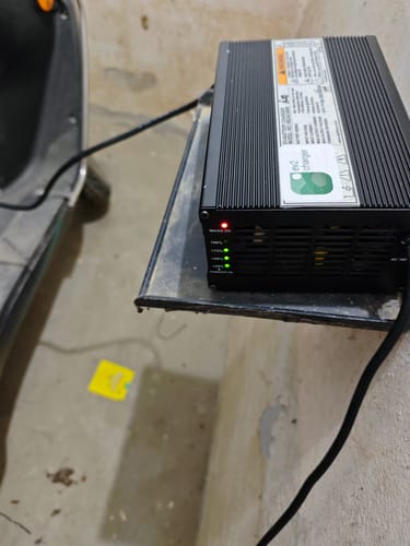Customer photo review of Hero Electric 58.4V 6A Lithium Battery Charger - Optima