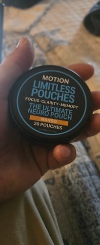 Customer photo review of MOTION Focus & Energy Nootropic Dietary Supplement – Mango
