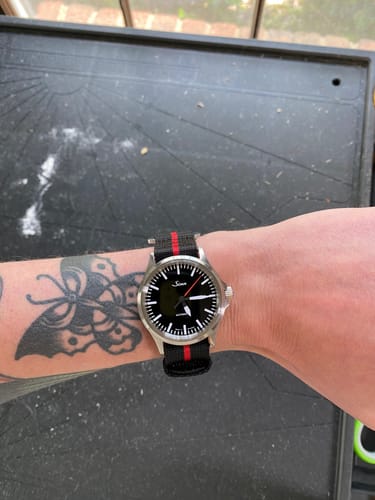 Customer photo review of Glomar Explorer - Hook & Loop Strap Striped