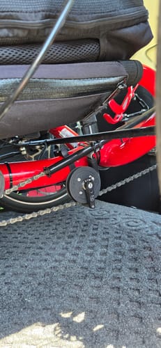 Customer photo review of Catrike Clamp-On Return Idler Kit