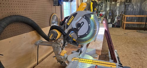 Customer photo review of Dust Collection Chute for DeWalt DWS779/780 Sliding Miter Saw