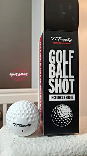 Customer photo review of 717 Supply Golf Ball Shot Glasses