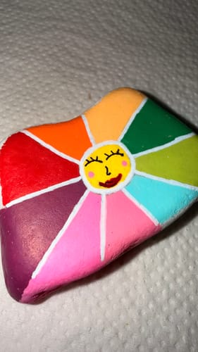 Customer photo review of Starterspakket Happy Stones + App om ze te volgen