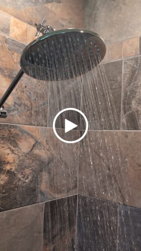 Customer video review of 8 Inch Rain Shower Head and Adjustable Shower Arm