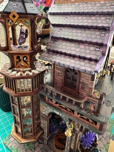 Customer photo review of Magic Clock Tower DIY Miniature Kit