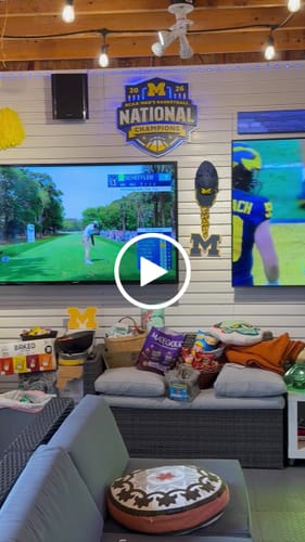 Customer video review of Michigan Wolverines 2026 Men's Basketball National Champions 3D Metal Wall Art