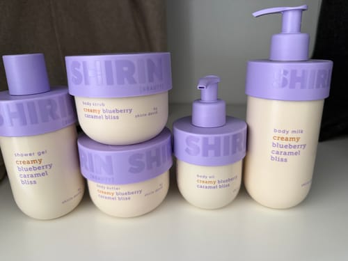 Customer photo review of The Complete Bodycare - 5er Set Creamy Blueberry Caramel Bliss