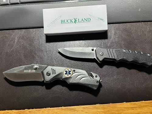 Customer photo review of Mystery Folding Knife