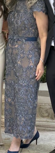 Customer photo review of Nora Dress by Marchesa Notte - RENTAL