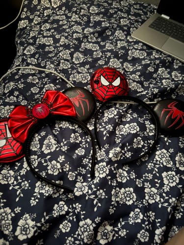 Customer photo review of Spider Mickey Ears