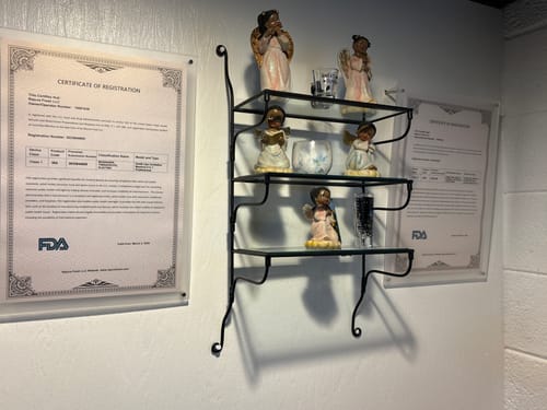 Customer photo review of Framed Machine Certificate