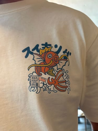Customer photo review of Koi King T-Shirt