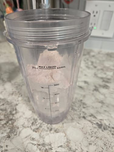 Customer photo review of Strawberry Blast Smoothie