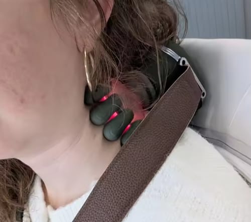 Customer photo review of Neck and Shoulder Massager