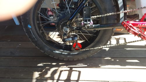 Customer photo review of Shimano Gear Shifter 7 Speed