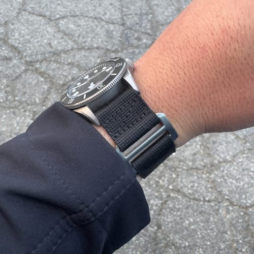 Customer photo review of Glomar Explorer - Hook And Loop Watch Strap