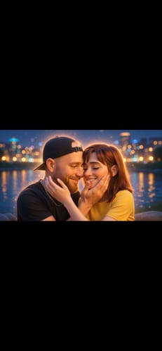 Ein Kunde zeigt eine liebevolle Szene aus seinem 'Eure Geschichte als Animationsfilm'.