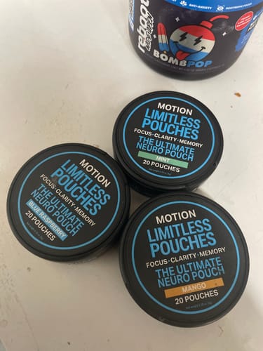 Customer photo review of MOTION Focus & Energy Nootropic Dietary Supplement – Flavor Combo