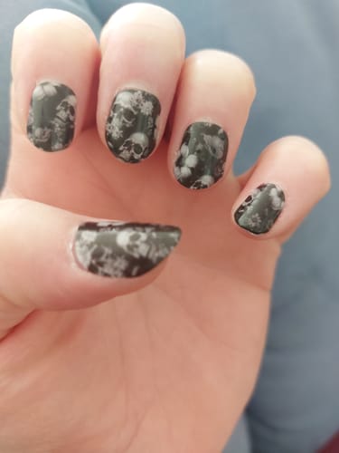 Customer photo review of UV Gel: Deadly Gorgeous