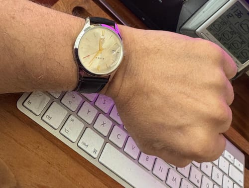 Customer photo review of Reissue Series FKWY WUYI "May 1st" Dress Watch 38mm