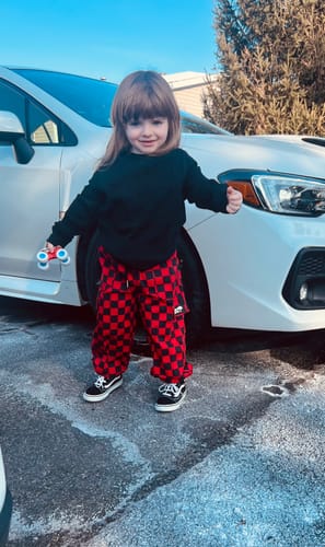Customer photo review of Hearts and Havoc Cargo Pants
