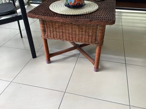 Customer photo review of Round Felt Silicone Chair Leg Protectors | Extra-Durable Chair Floor Protectors