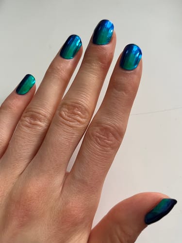 Customer photo review of UV Gel: Feelin' Lucky